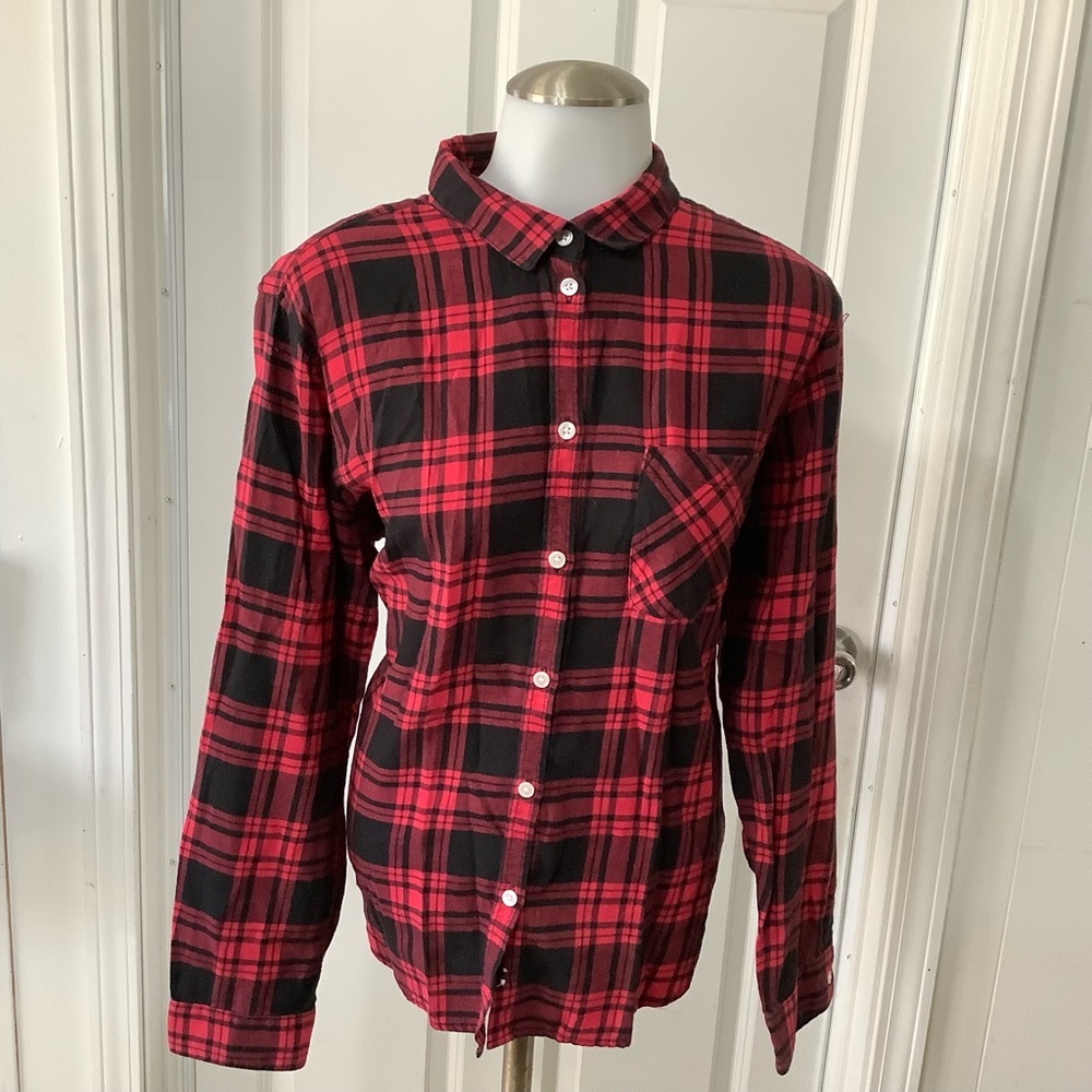 American eagle plaid long sleeve for women size Large